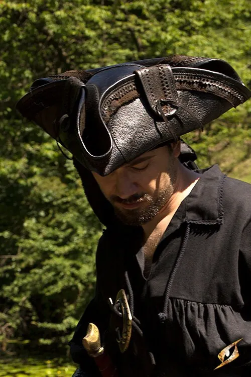 Piratenhut schwarz