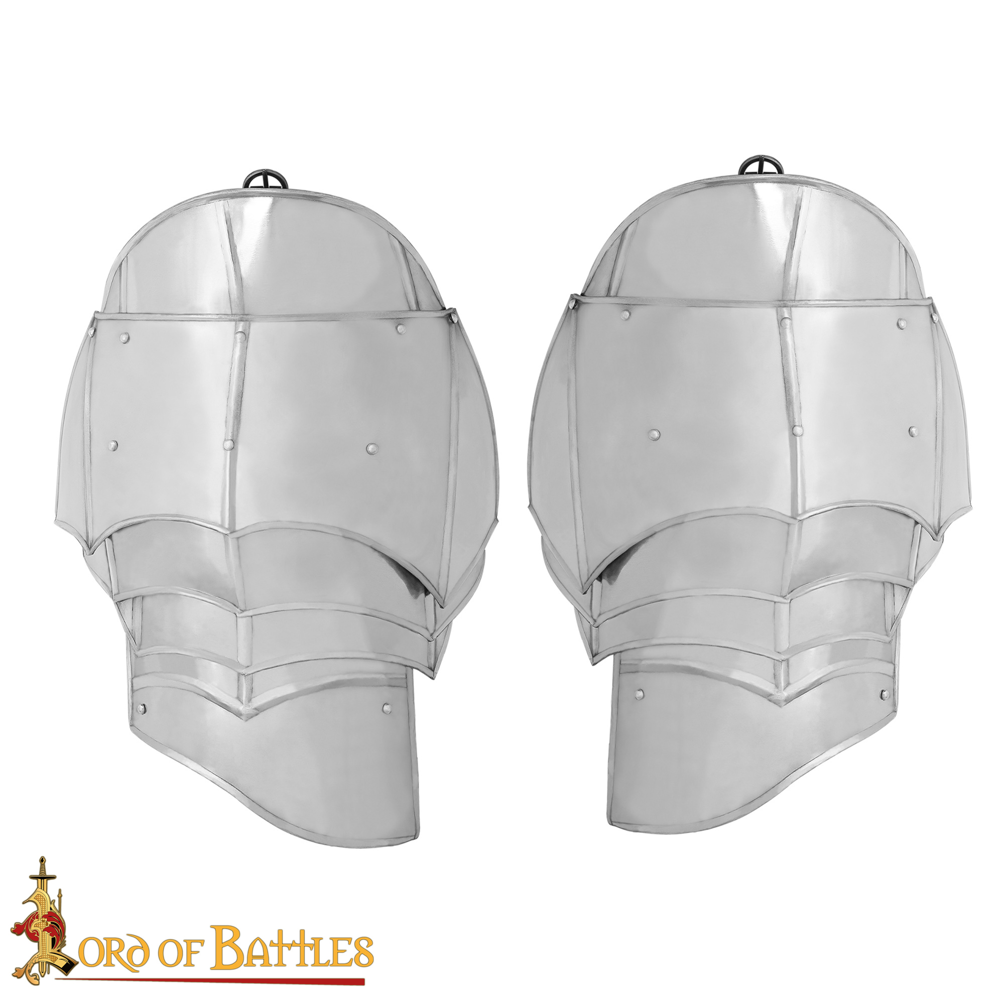 Mittelalterliche Plattenschultern m.Klingenbrecher