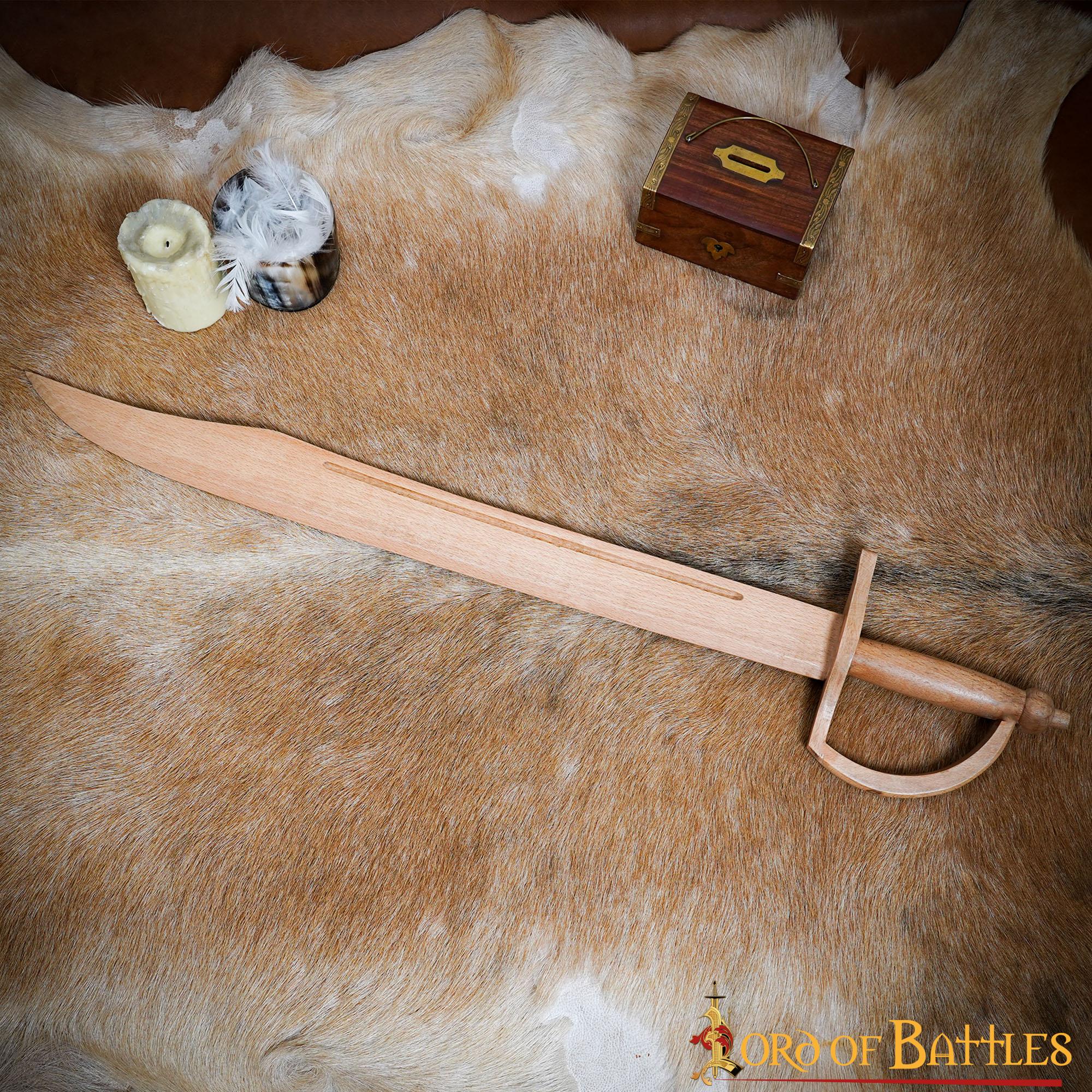 Trainingsschwert, Holz Piratenschwert 76cm