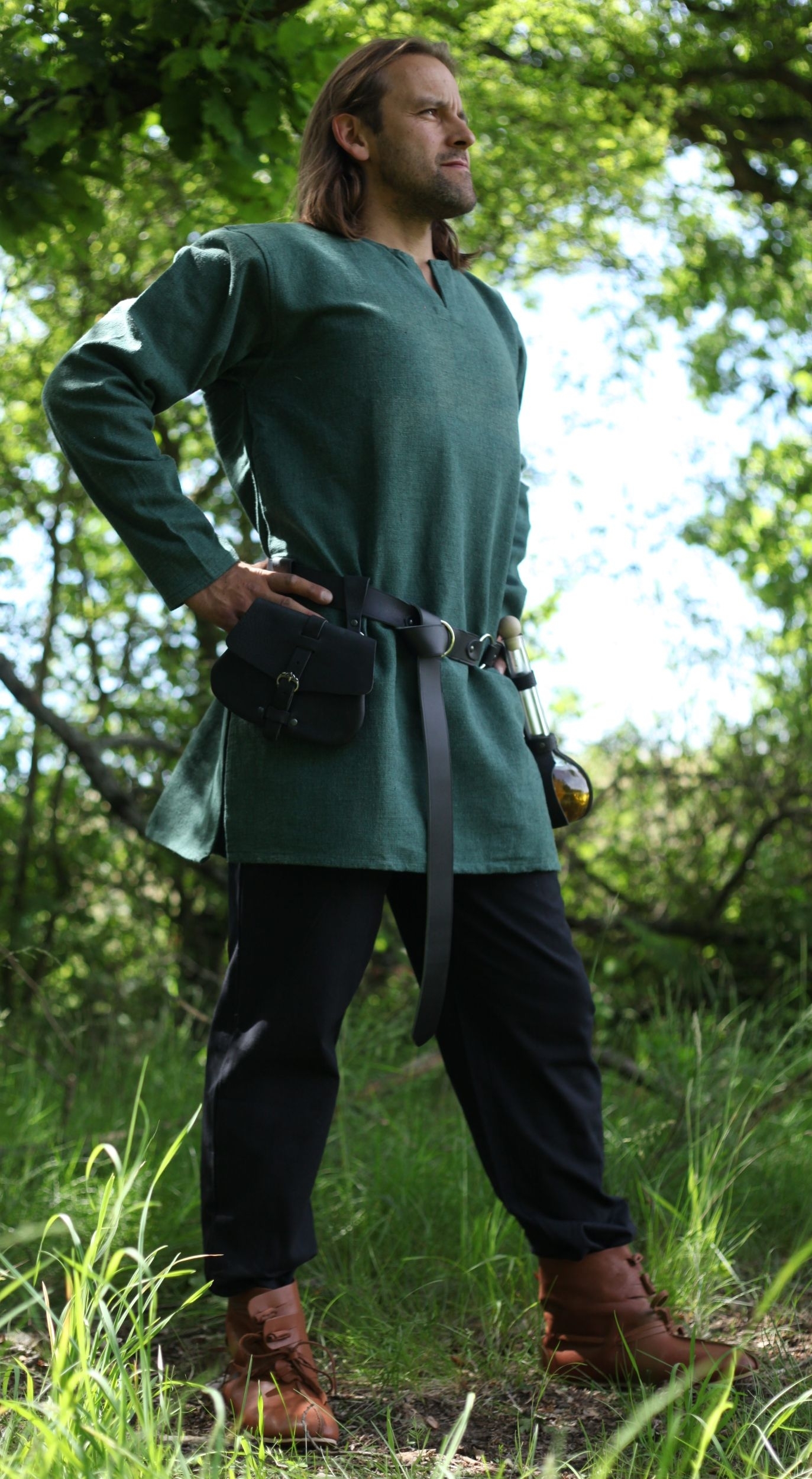 Mittelalterliche Tunika Erik Grün