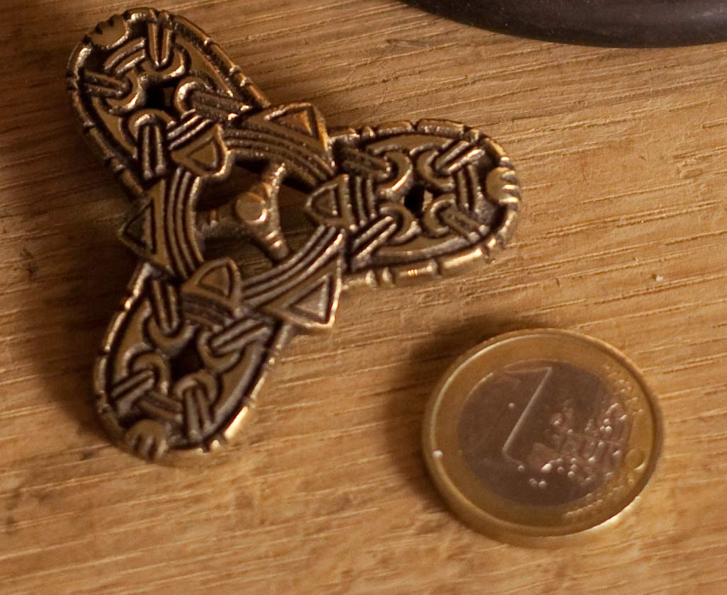 Wikinger-Fibel Kleeblatt