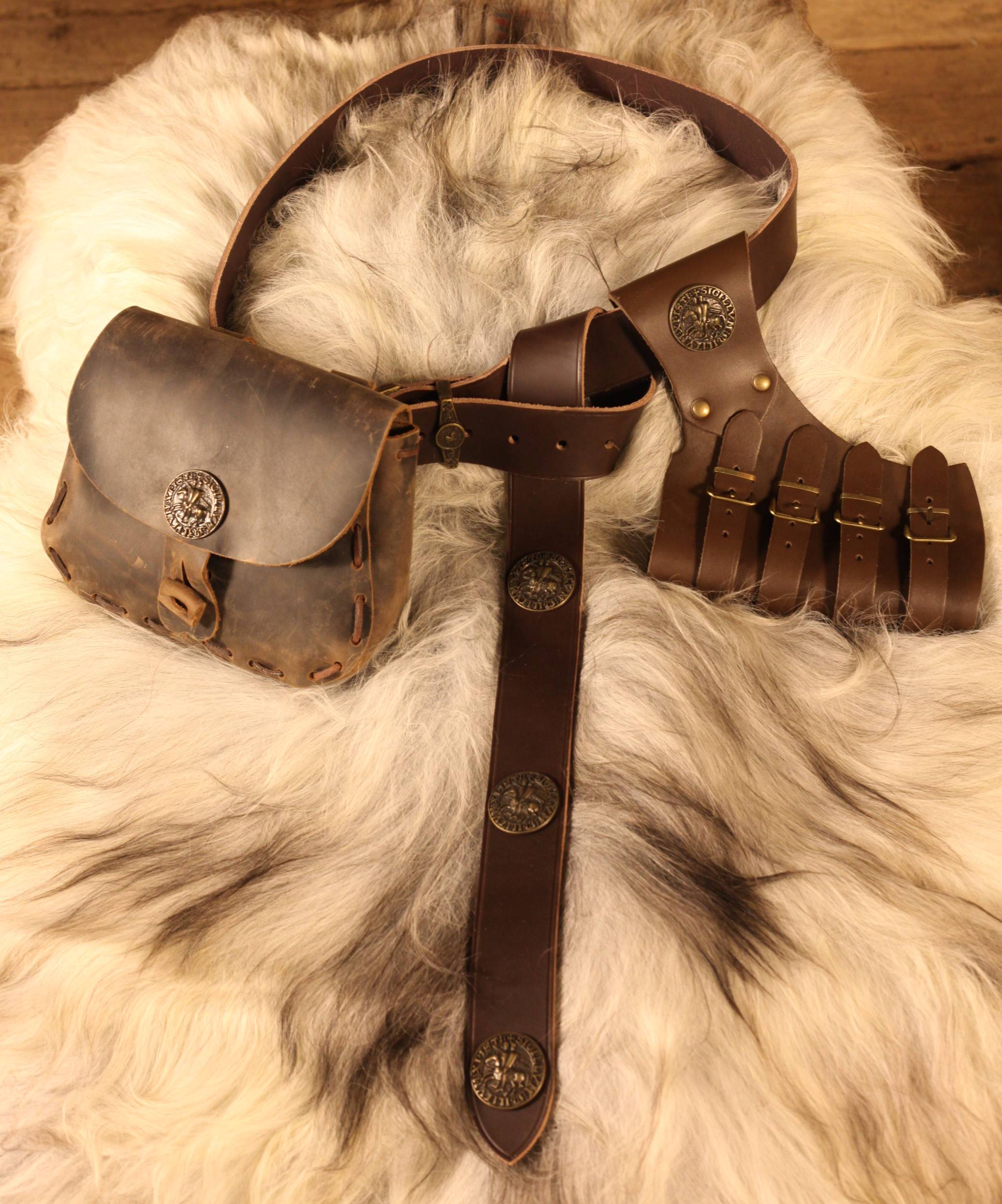 Set Tempelritter braun