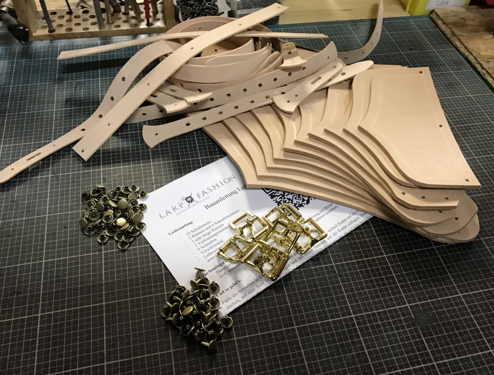 LARP Schulterrüstung DIY Bausatz
