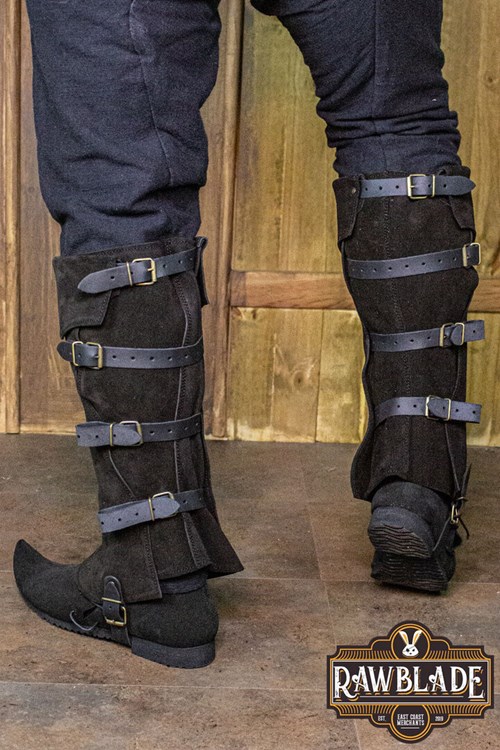 Gamaschen aus Veloursleder