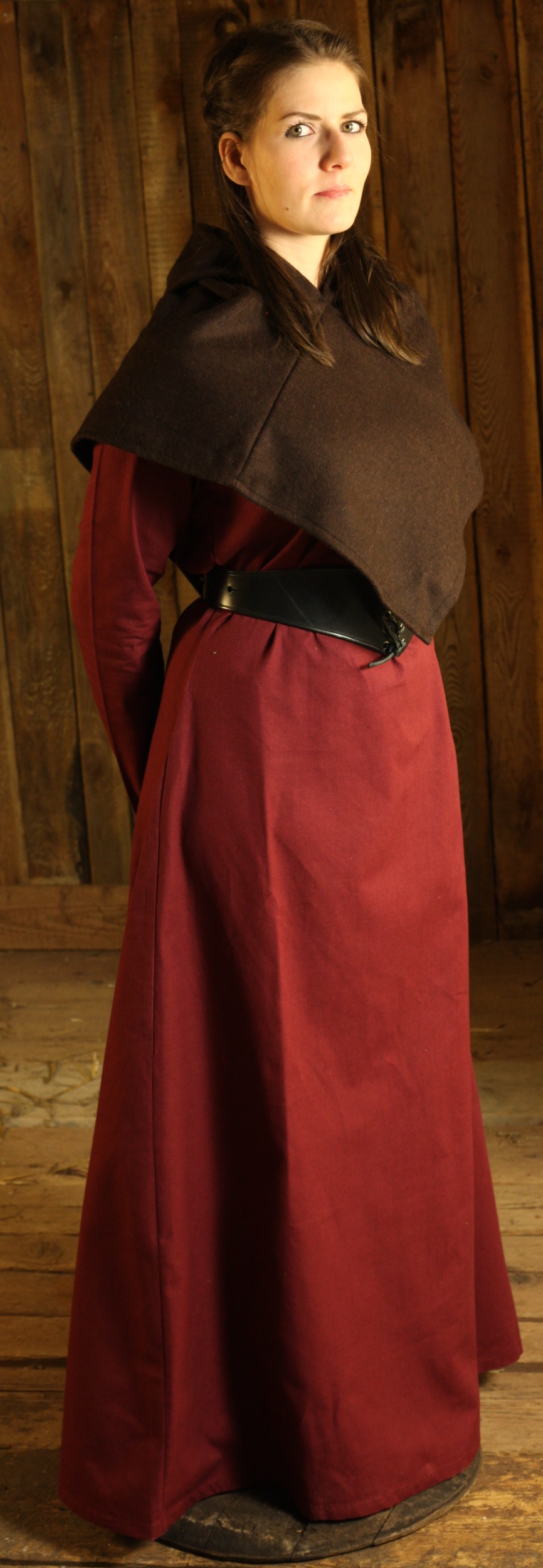 Woll-Gugel Bjorn  Braun