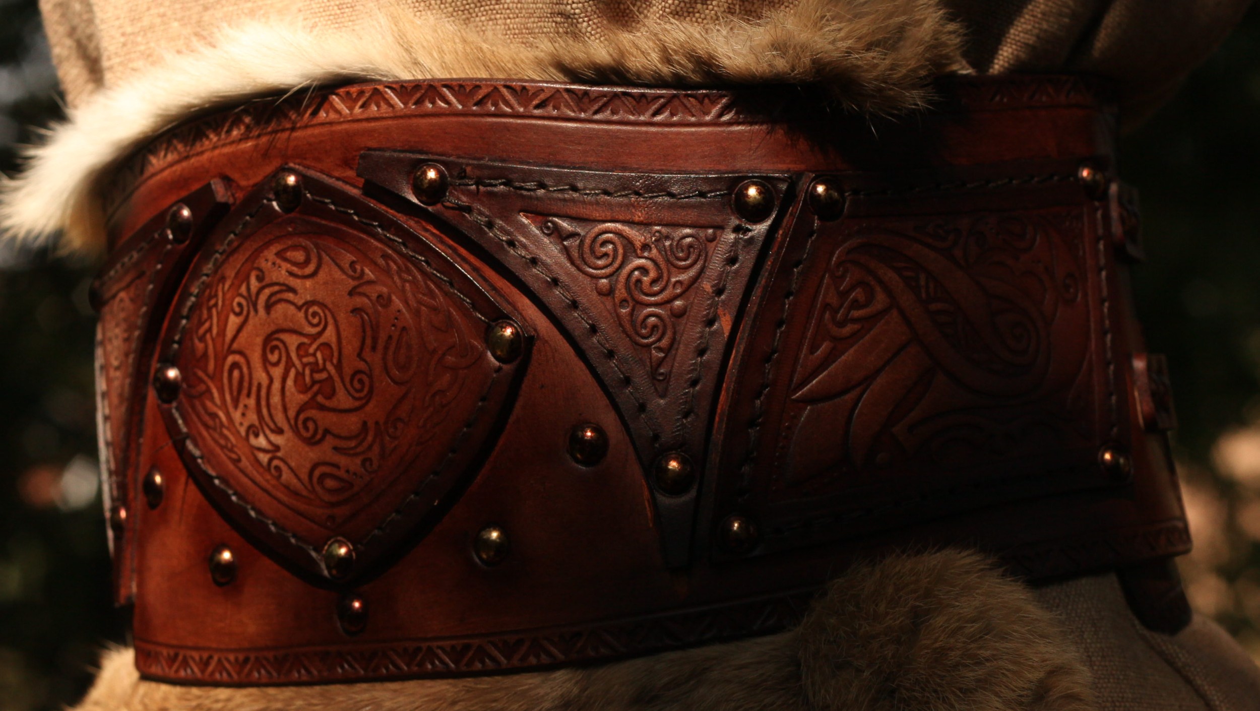 LARP Ledergürtel Clan Chief