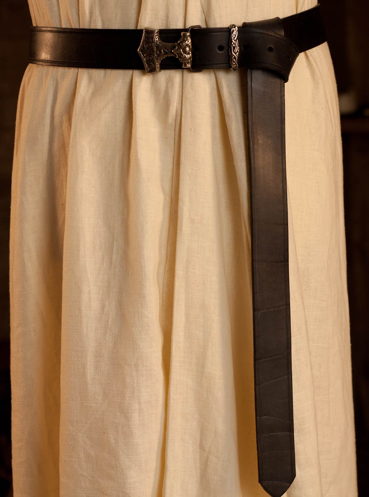 Langgürtel Thors Hammer 4cm