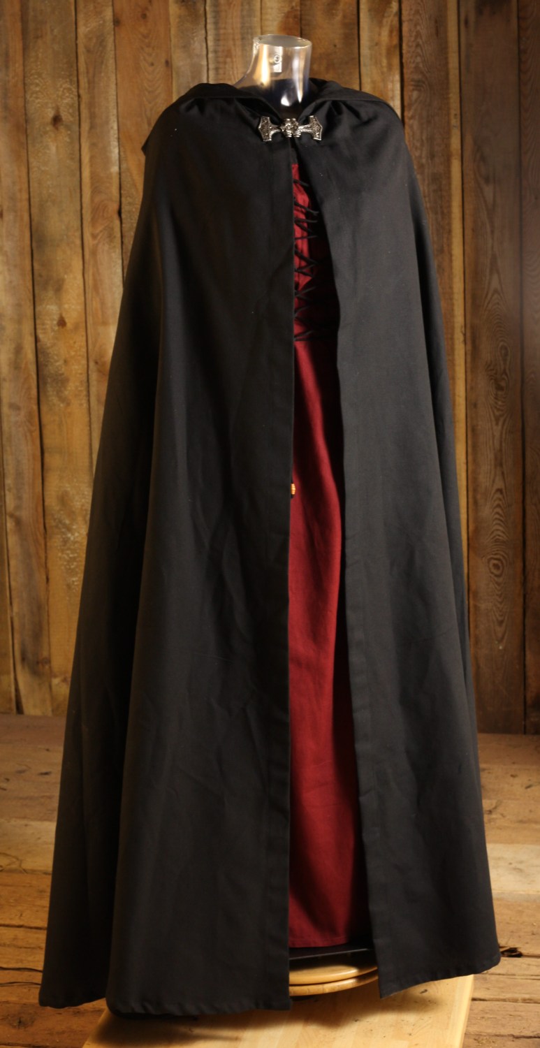 Cape mit Schließe Thors Hammer