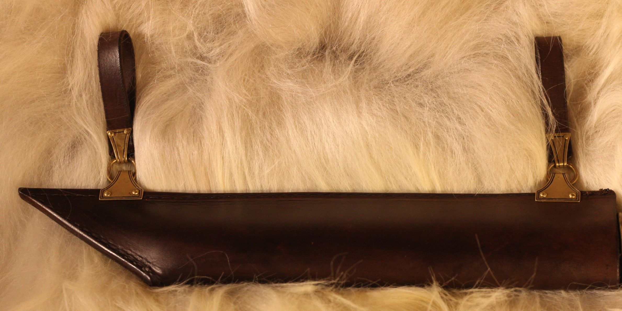 Saxscheide aus Leder für Calimacil Sax "Norn"