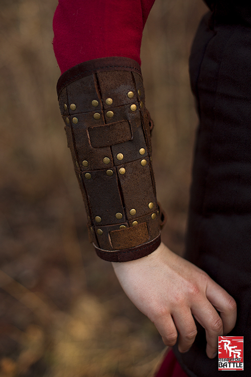 Ready For Battle Armschienen Kämpfer braun