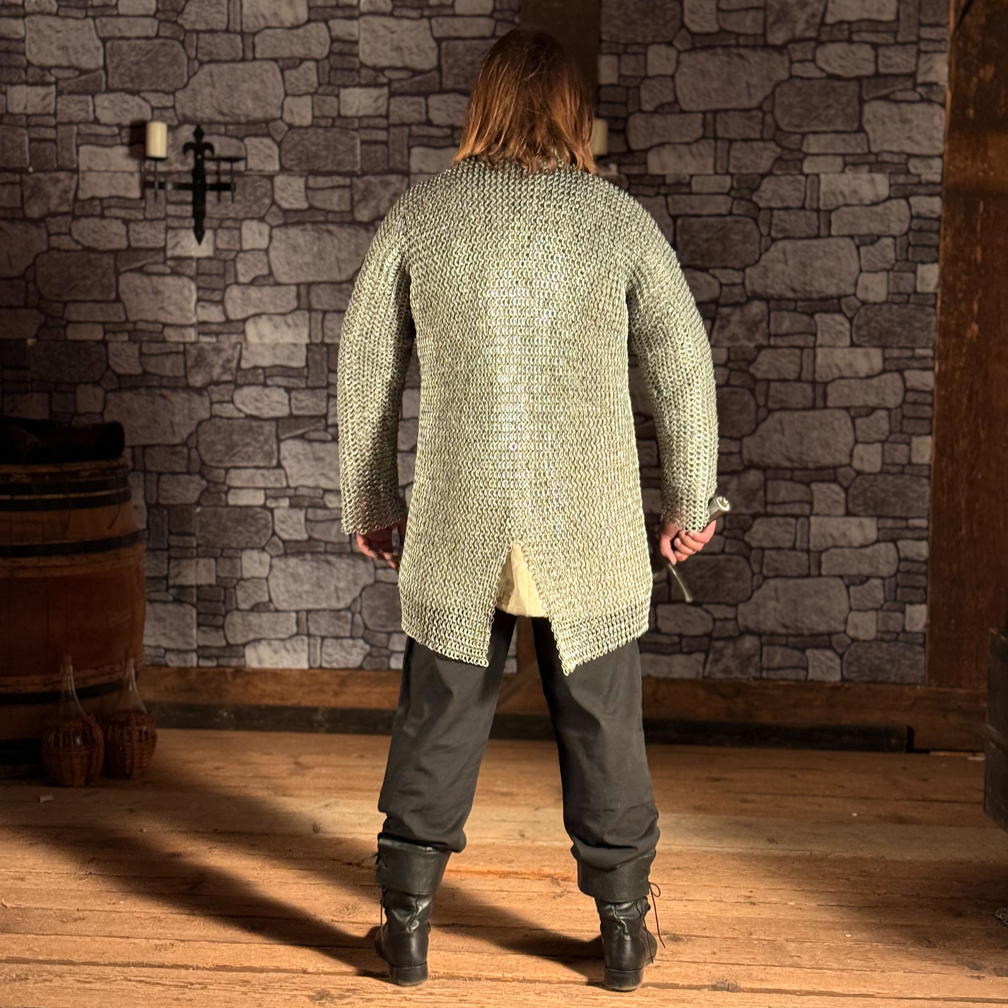 Kettenhemd aus Aluminium, ID 10mm, vernietet