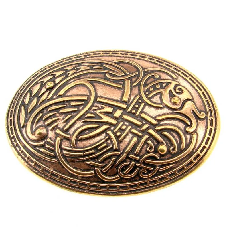 Bronze Wikinger Schalenfibel
