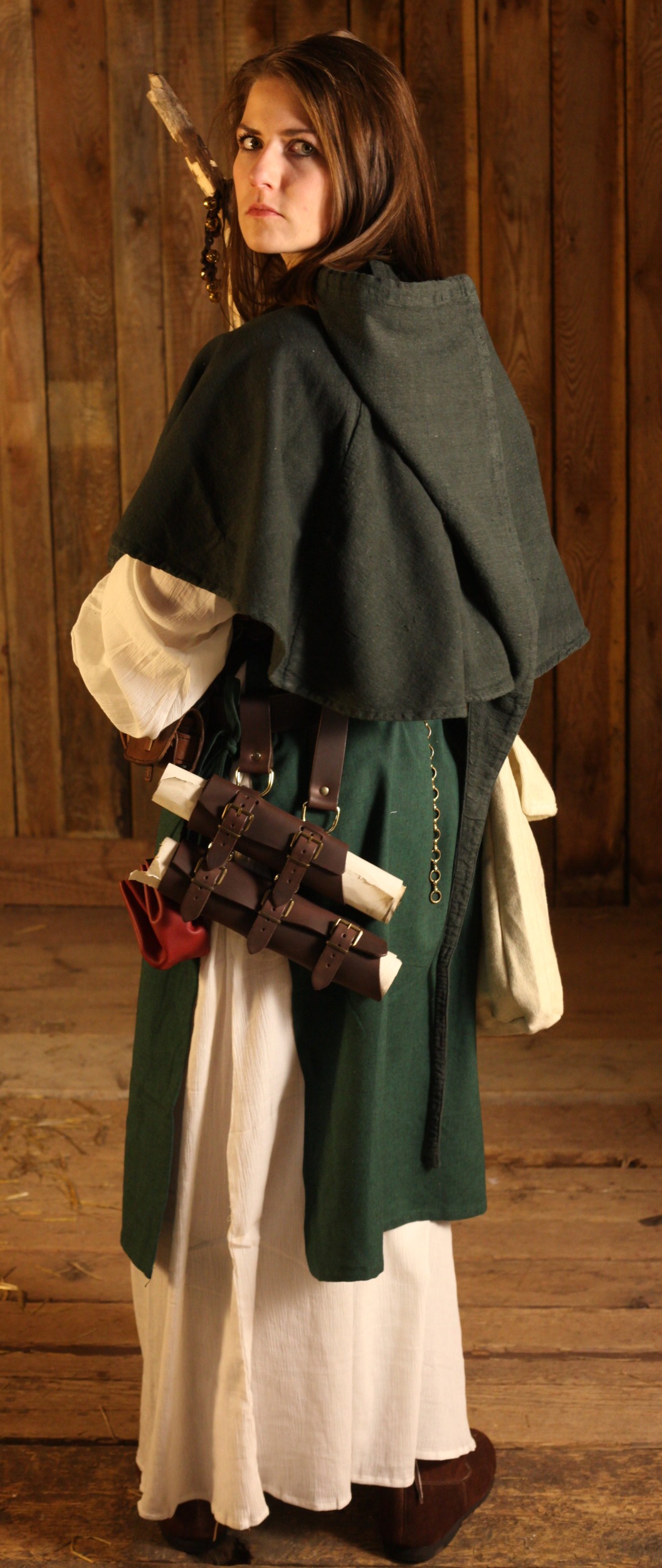 Gugel mit langer Kapuze