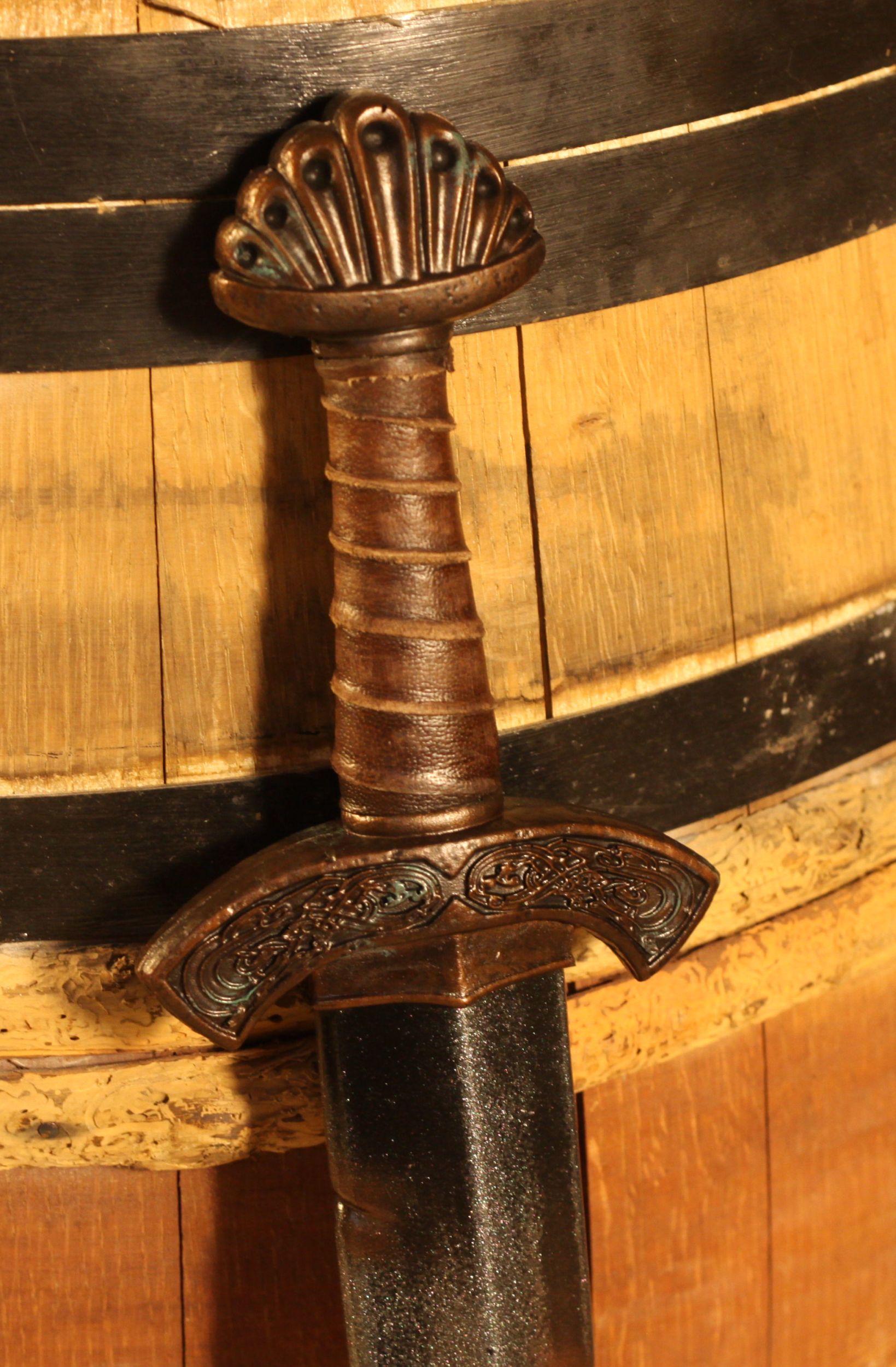 Wikingerschwert mit Kampfspuren 85cm