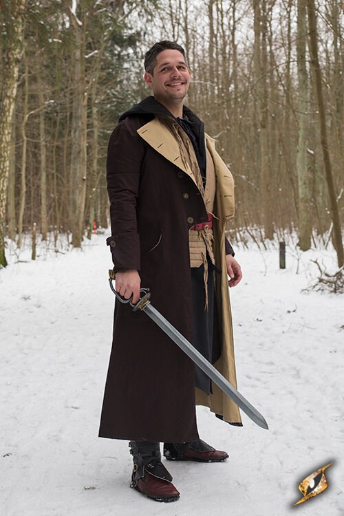 Hexenjägermantel Hellsing, braun