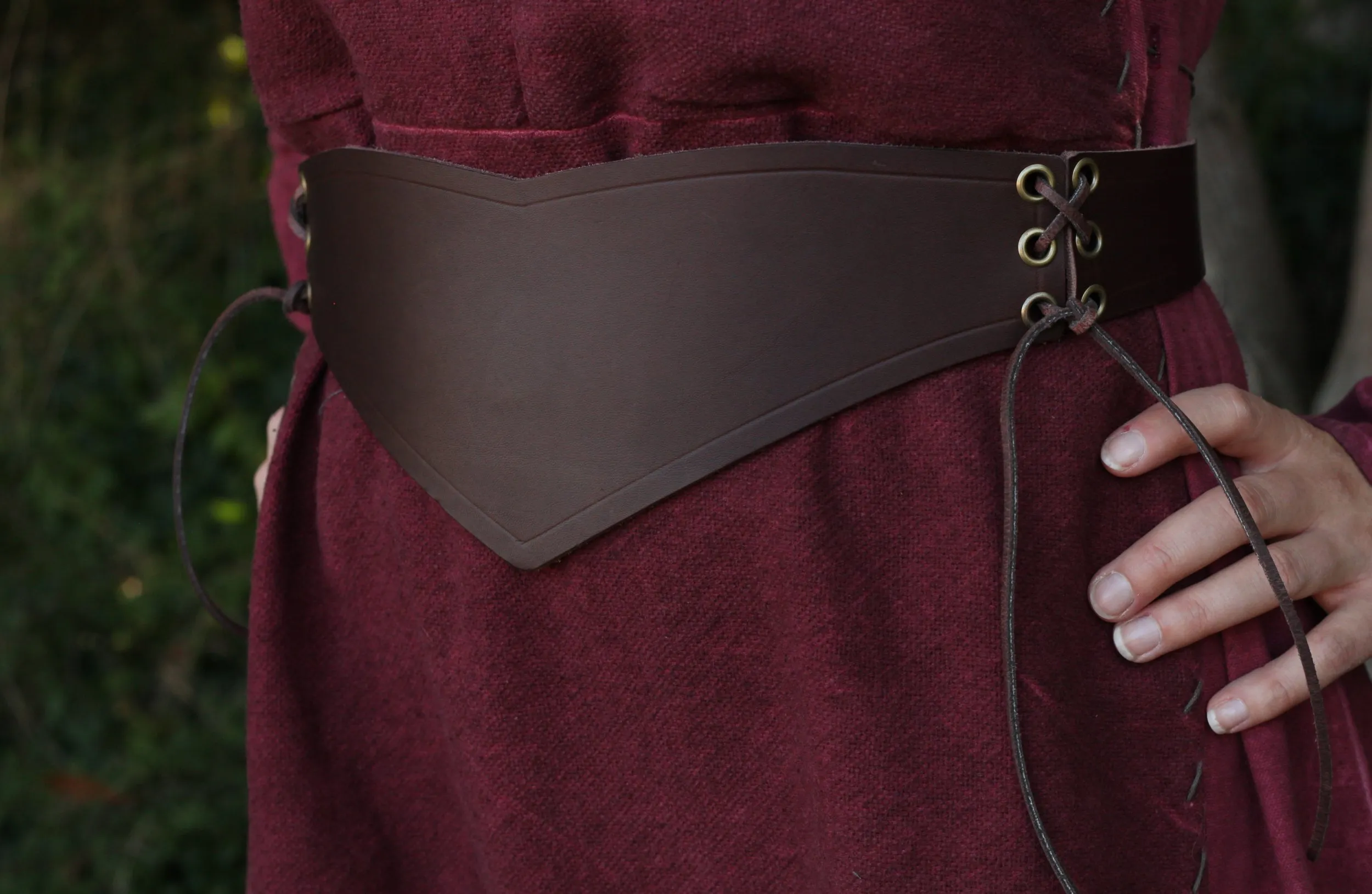 Miedergürtel aus Leder