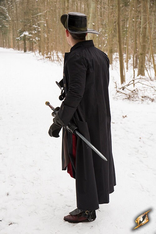 Hexenjägermantel Hellsing, schwarz