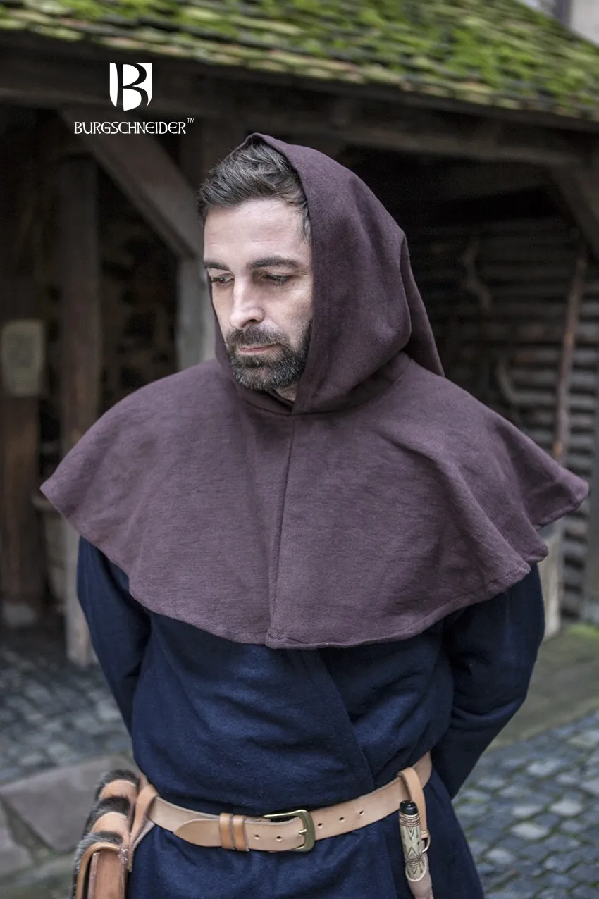 Gugel Capellus Baumwolle Braun