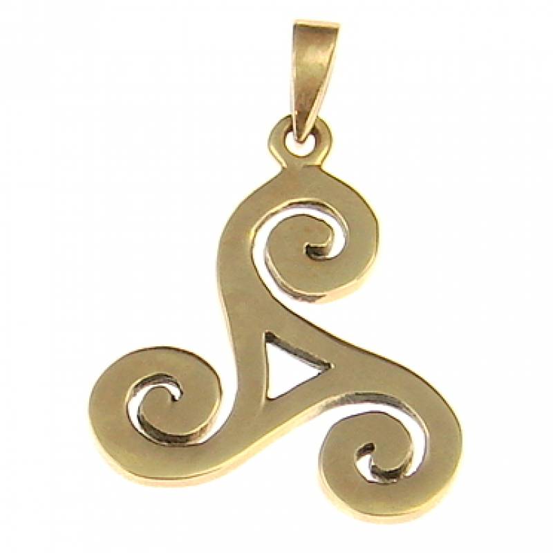 Bronzeanhänger Triskele