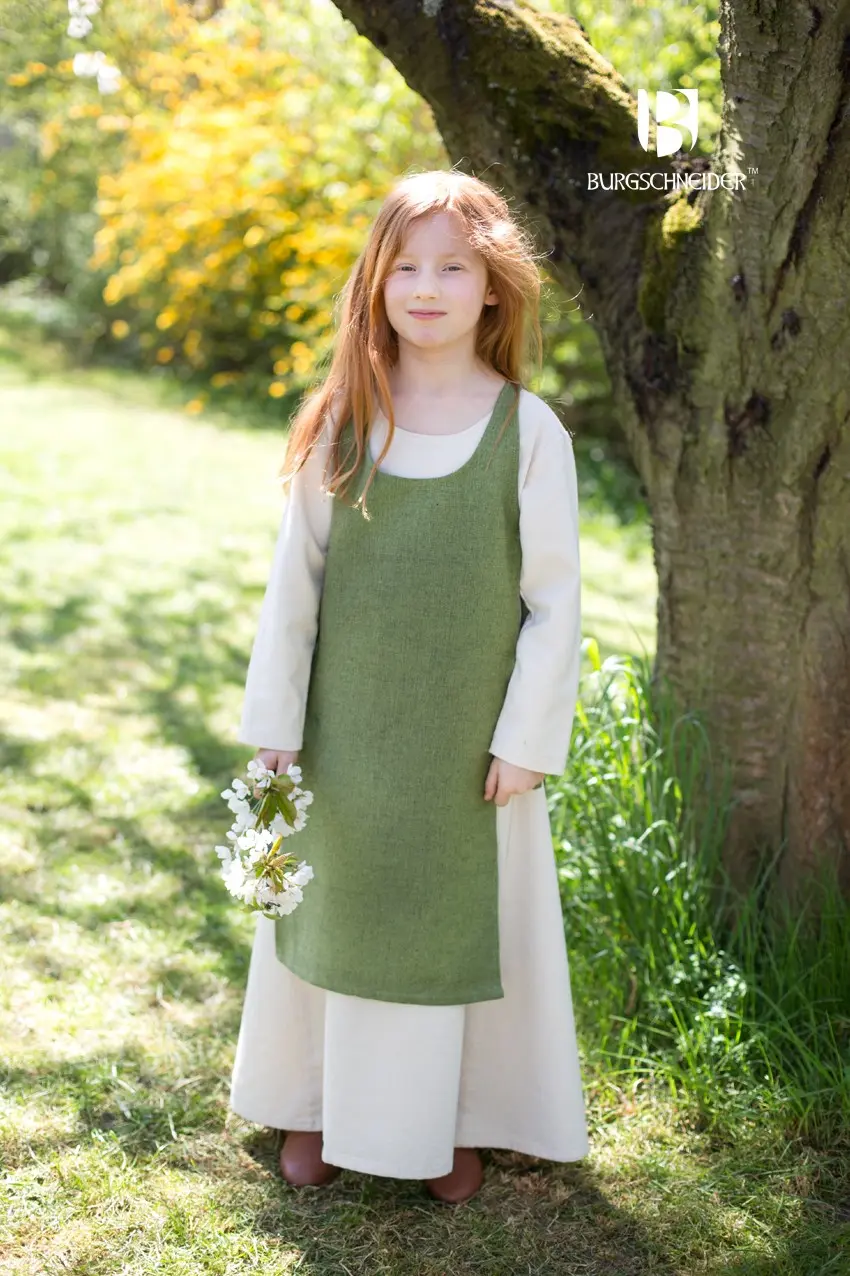 Kinderüberkleid Ylva Lindgrün