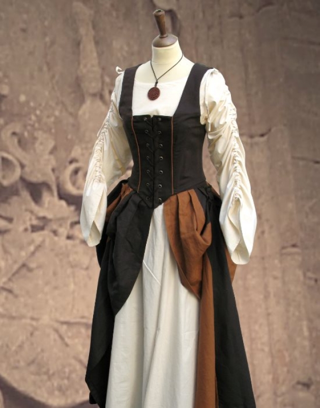 Weißes, leichtes Unterkleid Baumwolle