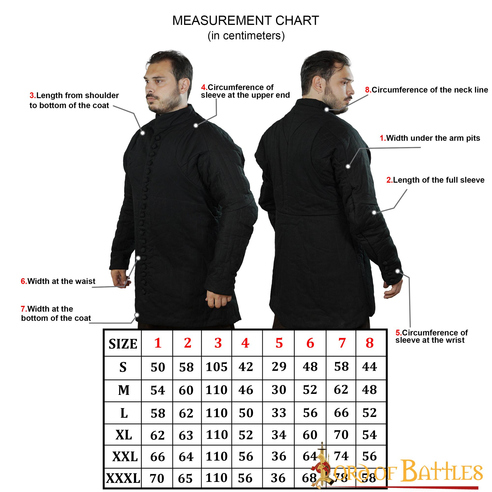 Gambeson 14. Jhdt. schwarz