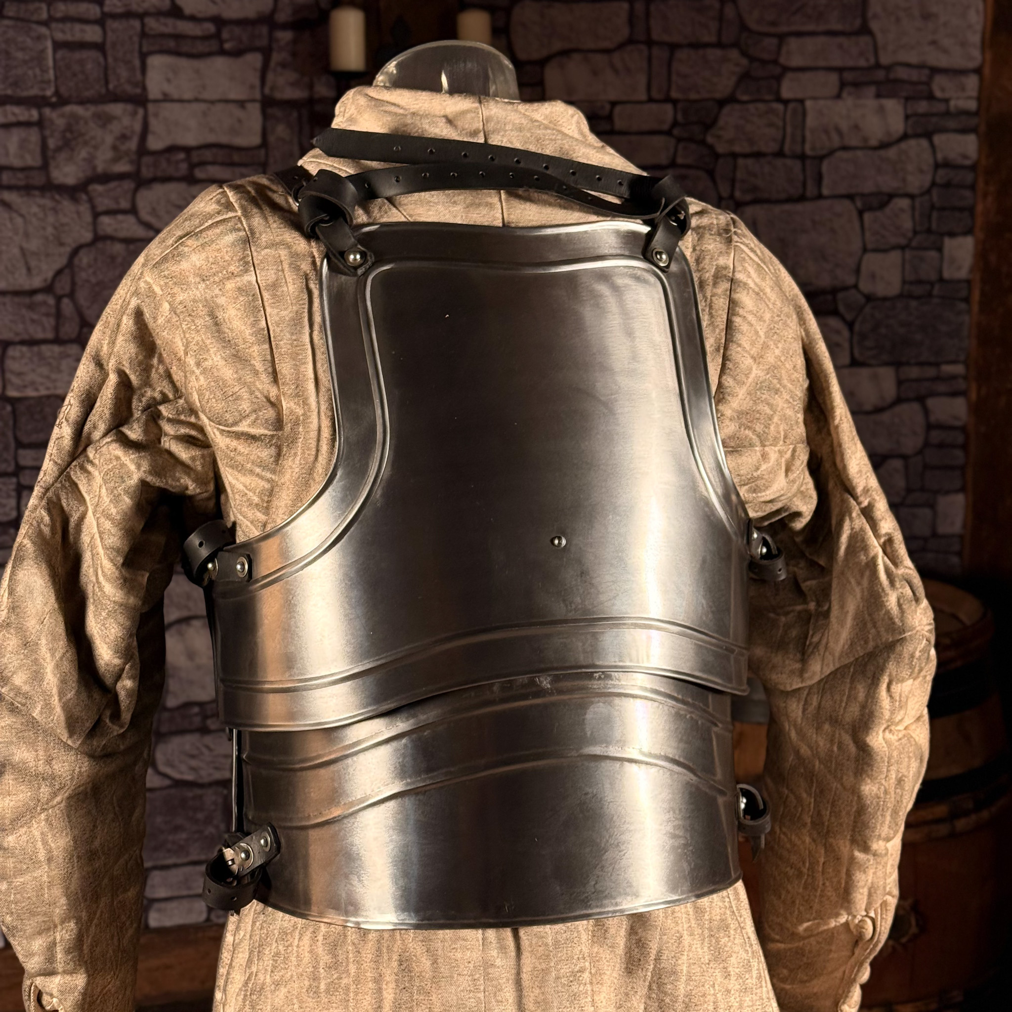 Mittelalterliche Plattenrüstung, poliert, 1,2mm