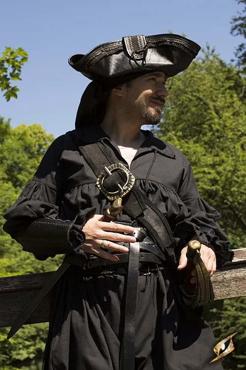 Piratenhut schwarz