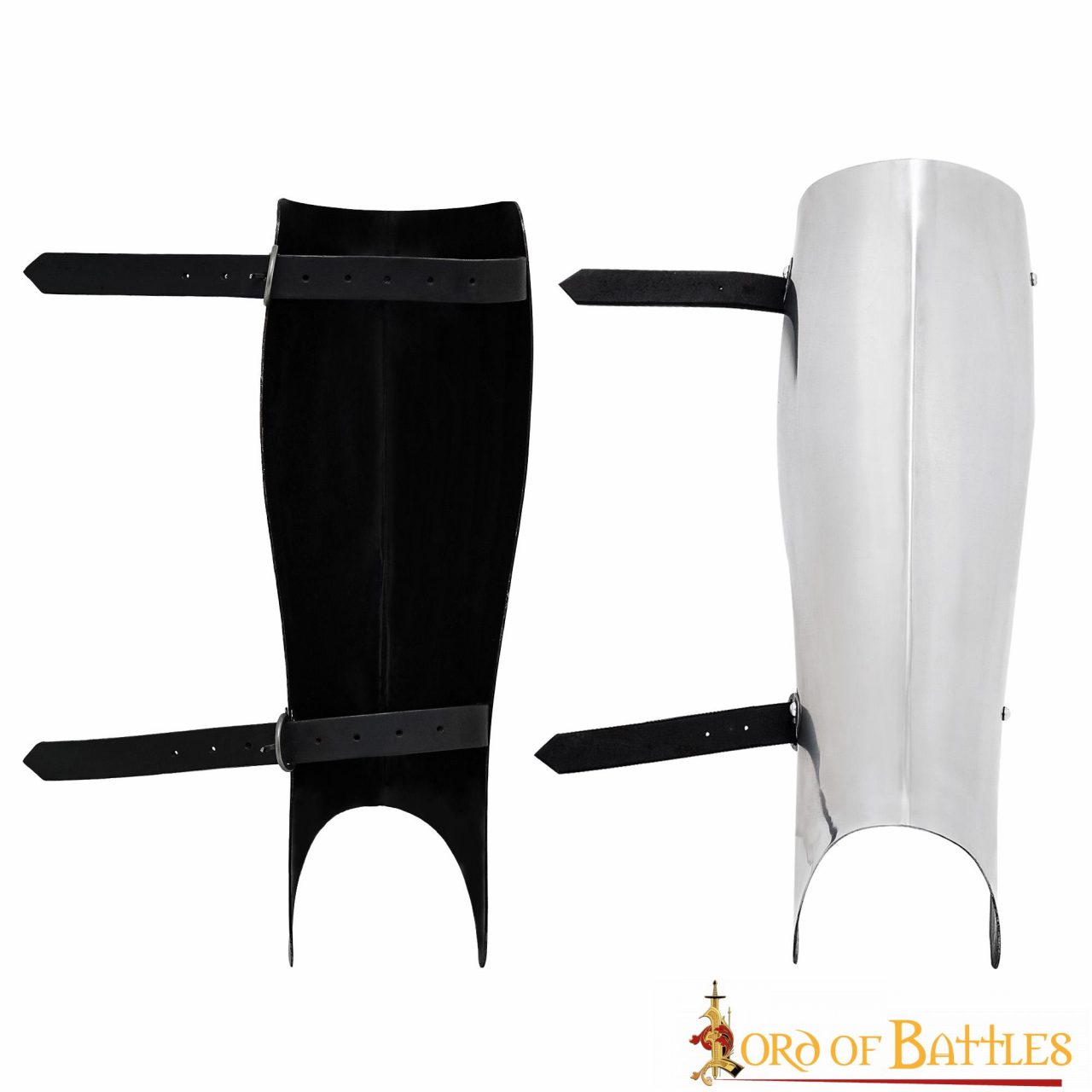 Spätmittelalterliche ritterliche Beinschienen