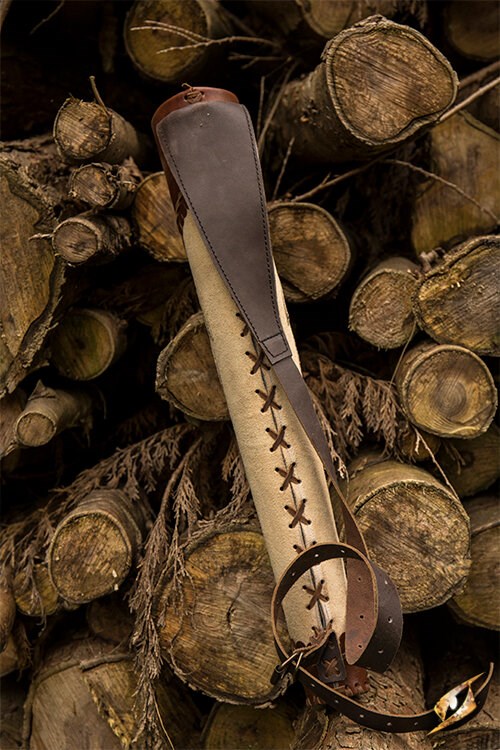 Köcher Archer Creme/braun