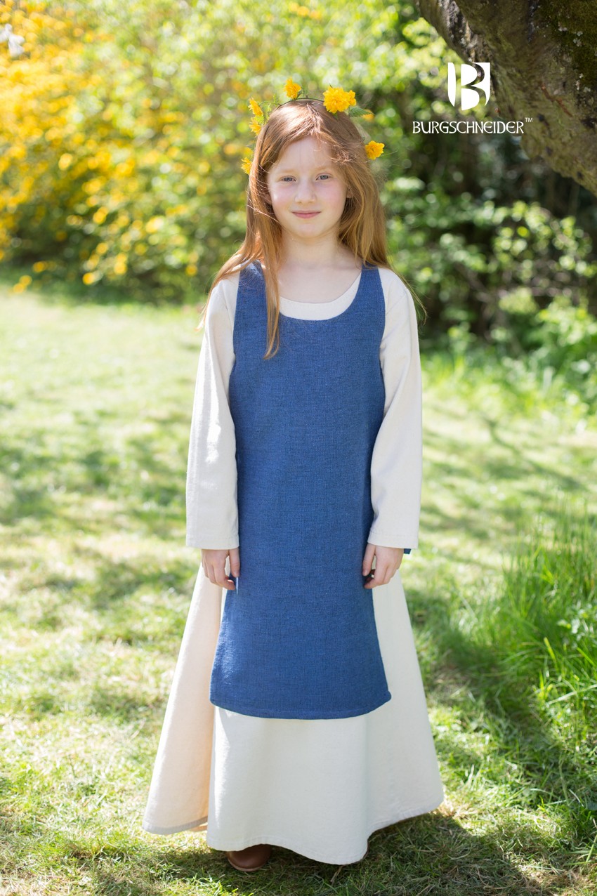 Kinderüberkleid Ylva Blau
