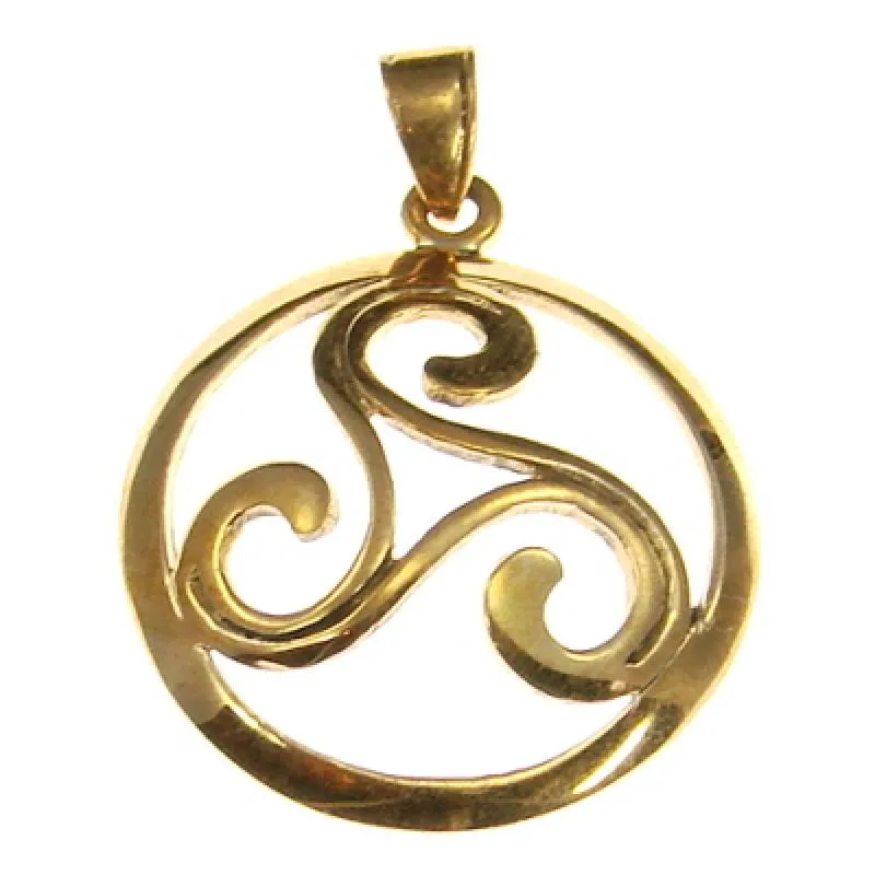 Bronzeanhänger Triskele 3cm