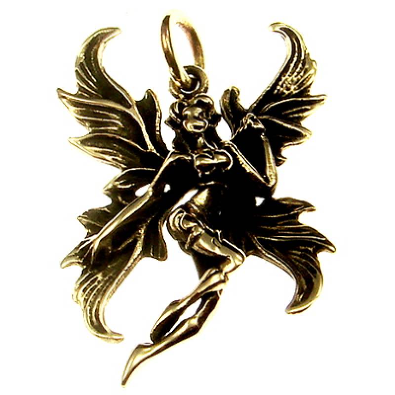 Bronzeanhänger Fee