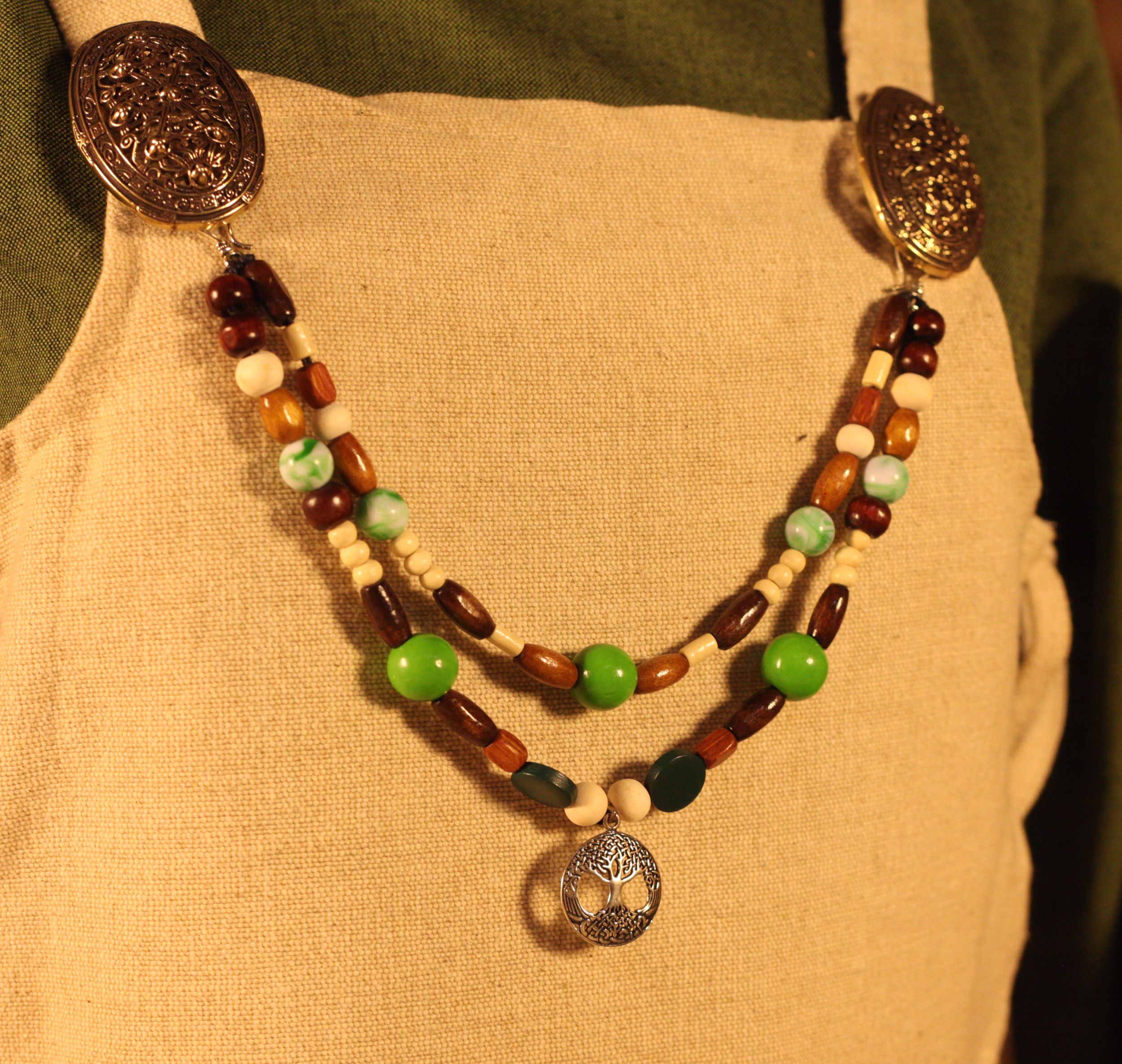 Wikinger Fibelkette mit Lebensbaum