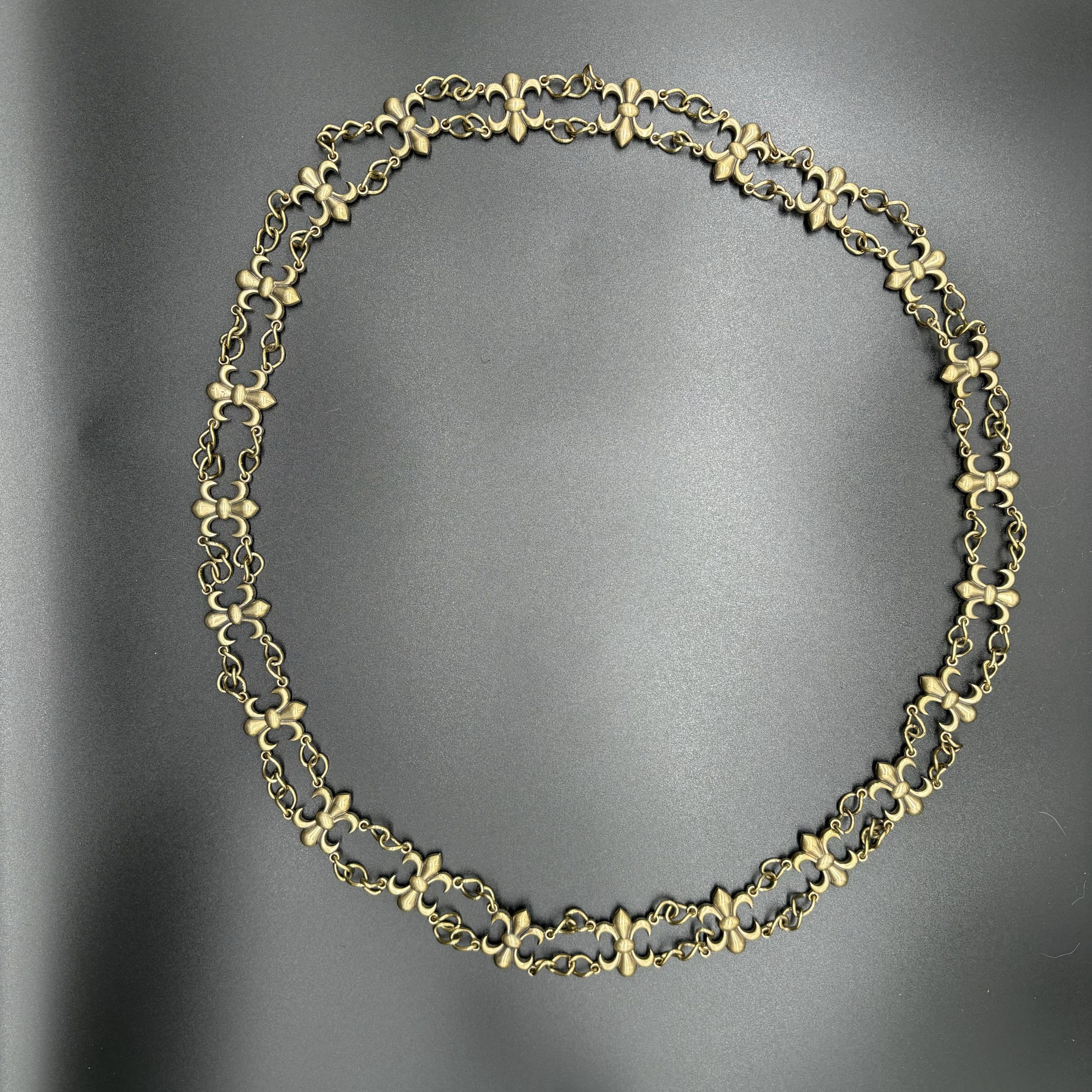 Prunkkette/Amtskette Fleur de Lysmessing