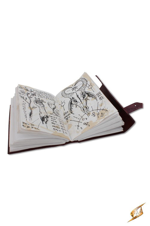 Kleines Zauberbuch aus Leder